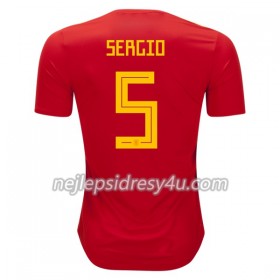 Fotbalový Dres Španělsko Sergio Busquets 5 Domácí MS 2018